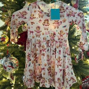Posh Peanut Ginger Posh  Print Casual Dress size 3T - 4T